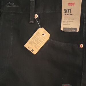 Levi's 501 Original Men's Straight Jeans in Black